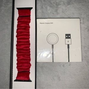 Apple Watch high-quality strap 42/44/45/49mm and magnetic charging cable